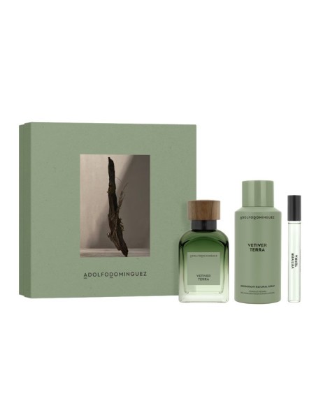 set-regalo-adolfo-dominguez-agua-fresca-vetiver-tierra-eau-de-parfum-vaporizador-120ml-3-piezas-oferta