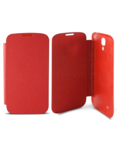 Ksix B8505FU80RJC -Funda folio trasera flexible para Samsung Galaxy S4 I9505, rojo - Electrónica - Kiwiku.com