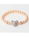 Pulsera Mujer Lancaster Jla-br-crab-1-pe Plateado Naranja Plata de Ley 16 mm