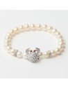 Pulsera Mujer Lancaster Jla-br-crab-1-wh Plateado Blanco Plata de Ley 16 mm
