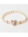 Pulsera Mujer Lancaster Jla-br-crab-2-wh Blanco Plata de Ley 16 mm Rosado