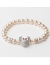 Pulsera Mujer Lancaster Jla-br-crab-3-wh Blanco Verde Plata de Ley 16 mm