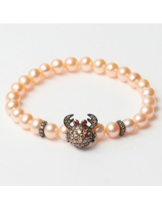 pulsera_mujer_lancaster_jla-br-crab-4-pe_marrón_naranja_plata_de_ley_16_mm_8059519896644_oferta