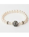 Pulsera Mujer Lancaster Jla-br-owl-3-wh Blanco Verde Plata de Ley 16 mm