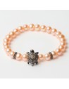 Pulsera Mujer Lancaster Jla-br-turtle-4-pe Marrón Naranja Plata de Ley 16 mm