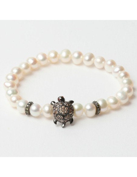pulsera_mujer_lancaster_jla-br-turtle-4-wh_marrón_blanco_plata_de_ley_16_mm_8059519897184_oferta