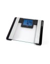 Jata hogar 565ng - báscula electrónica, analizador fitness, visor xxl, 150 kg, color negro