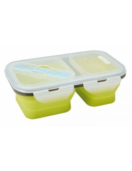 Jata Hogar 905 - Porta alimentos plegable de silicona doble: Kiwiku.com: Hogar