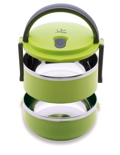 Jata Hogar 904BL - Porta alimentos con 2 contenedores, capacidad total 1.4 l: Kiwiku.com: Hogar 2
