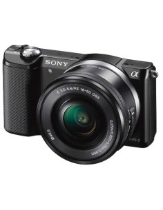 Sony A5000 - Cámara EVIL de 20.1 Mp (pantalla articulada 3, estabilizador, vídeo Full HD, WiFi), color negro: Sony: Kiwiku.com: