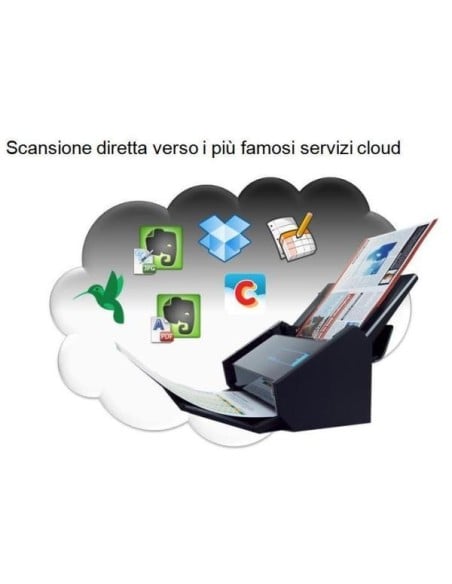 Fujitsu ScanSnap IX500D Deluxe - Escáner (216 x 360 mm, 1200 x 1200 DPI, 25 ppm, Cama plana, Negro, CIS): Fujitsu: Kiwiku.com: