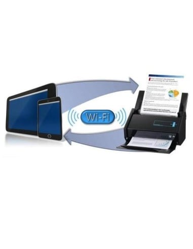 Fujitsu ScanSnap IX500D Deluxe - Escáner (216 x 360 mm, 1200 x 1200 DPI, 25 ppm, Cama plana, Negro, CIS): Fujitsu: Kiwiku.com: