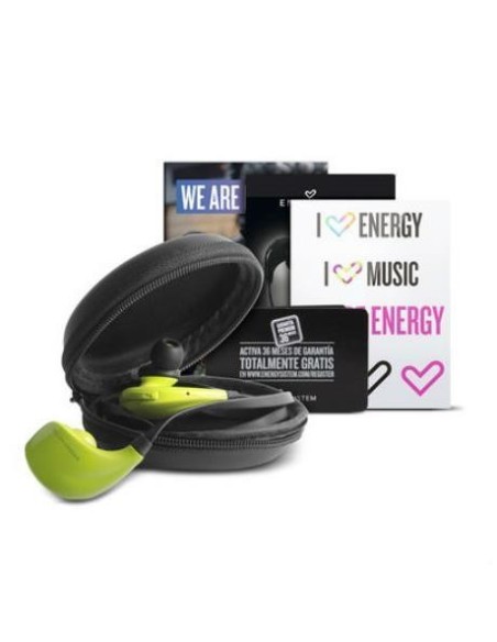Energy Sistem 420360 - Auriculares de contorno de cuello Bluetooth (con micrófono, deportivas) verde: Energy-Soyntec: Kiwiku.co