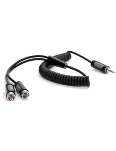 Griffin Stereo Connect - Cable de audio en espiral 6ft color negro: Kiwiku.com: Electrónica