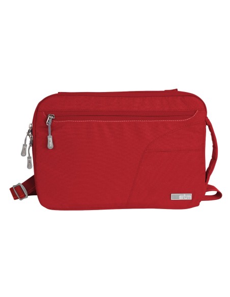 STM stm-114-029M-11 - Bolso bandolera acolchado para Apple MacBook (portátil de 38,10 cm), color rojo: Kiwiku.com: Informática