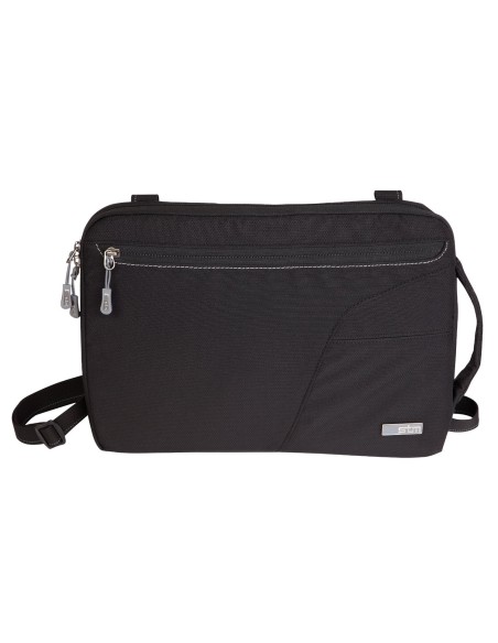 STM stm-114-029P-01 - Bolso bandolera acolchado para Apple MacBook (portátil de 38,10 cm), color negro: Kiwiku.com: Informática