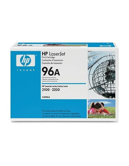 HP C4096A - Tóner HP 96A LaserJet, negro: HP: Kiwiku.com: Oficina y papelería