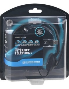 Sennheiser PC 7 USB - Micro-auriculares supraurales de tipo diadema mono con conexión USB: SENNHEISER: Kiwiku.com: Informática 2