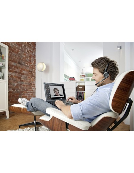 Sennheiser PC 7 USB - Micro-auriculares supraurales de tipo diadema mono con conexión USB: SENNHEISER: Kiwiku.com: Informática