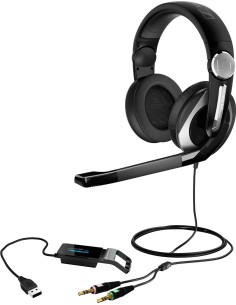 Sennheiser PC 333 D - Auriculares de diadema abiertos USB (con micrófono), negro 2