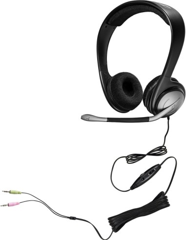 Sennheiser PC 151 - Auriculares de diadema cerrados (con micrófono), negro: Sennheiser: Kiwiku.com: Electrónica