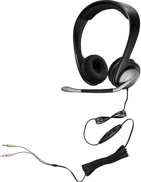 Sennheiser PC 151 - Auriculares de diadema cerrados (con micrófono), negro: Sennheiser: Kiwiku.com: Electrónica