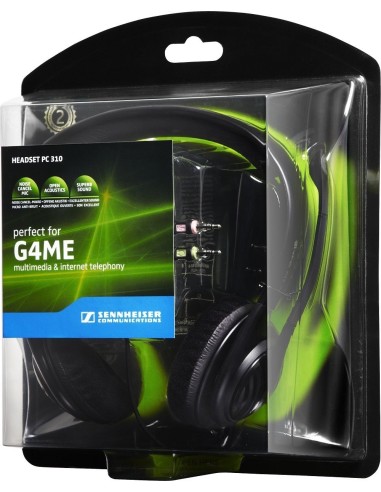Sennheiser PC 310 - Auriculares de diadema abiertos (Con micrófono), negro: Kiwiku.com: Informática