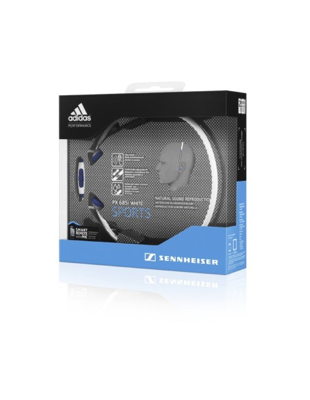 Sennheiser PX 685i - Auriculares de contorno de cuello (control remoto integrado), blanco: Kiwiku.com: Electrónica