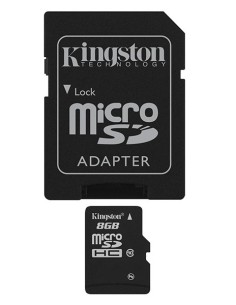 Kingston SDC10/8GB - Tarjeta de memoria micro SDHC de 8 GB: Kingston: Kiwiku.com: Informática