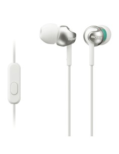 Sony MDR-EX110AP - Auriculares in-ear (con micrófono, control remoto integrado), blanco: Kiwiku.com: Electrónica