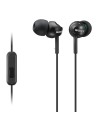 Sony mdr-ex110ap - auriculares in-ear (con micrófono, control remoto integrado), negro