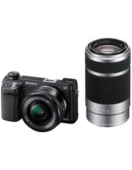 Kiwiku.com: Sony NEX6YB.CE - Cámara EVIL de 16.1 Mp (pantalla 3, estabilizador), color negro - Electrónica