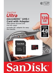 SanDisk SDSDQUIN-128G-G4 - Tarjeta microSD de 128 GB (48MB/s): Sandisk: Kiwiku.com: Informática 2