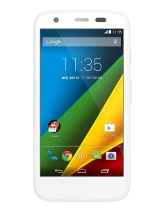 Motorola Moto G 4G - Smartphone libre (pantalla 4.5, cámara 5 Mp, 8 GB, Quad-Core 1.2 GHz, 1 GB RAM, Android 4.4.3) blanco - El