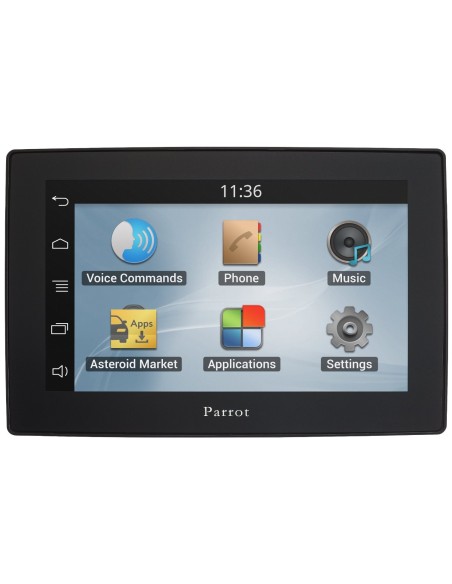Parrot Asteroid Tablet - GPS para coches (Bluetooth, manos libres, pantalla táctil de 5): Kiwiku.com: Electrónica
