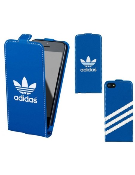 Adidas - Funda con tapa adidas flip case para galaxy s4 mini, color azul y blanca: Kiwiku.com: Electrónica