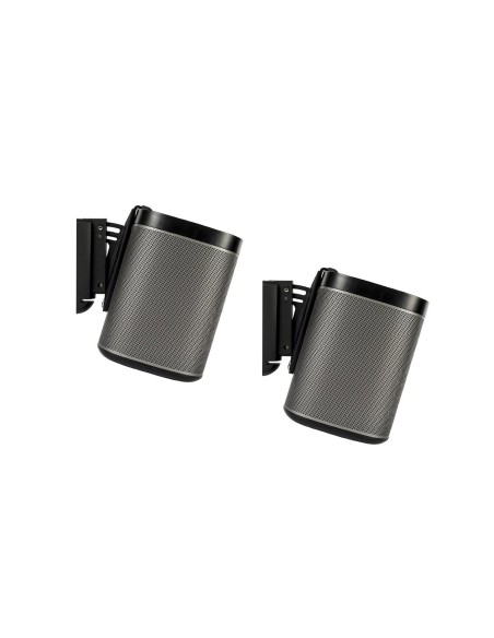 Flexson - Soporte de pared para Sonos Play:1 (inclinable) Par negro: Kiwiku.com: Electrónica