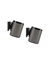 Flexson flxp1wb2011es - soporte mural doble para sonos play:1 - negro (pair)