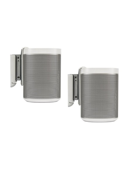 Flexson - Soporte de pared para Sonos Play:1 (inclinable) Par blanco: Kiwiku.com: Electrónica