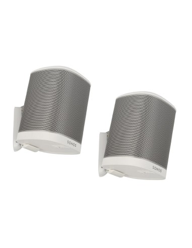 Flexson - Soporte de pared para Sonos Play:1 (inclinable) Par blanco: Kiwiku.com: Electrónica