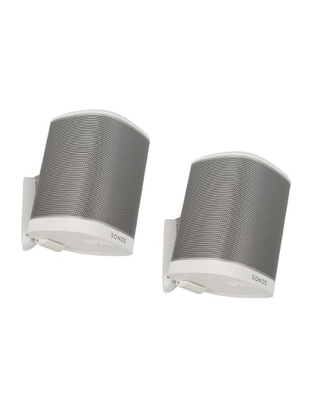 Flexson - Soporte de pared para Sonos Play:1 (inclinable) Par blanco: Kiwiku.com: Electrónica