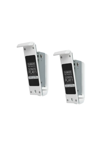 Flexson - Soporte de pared para Sonos Play:1 (inclinable) Par blanco: Kiwiku.com: Electrónica