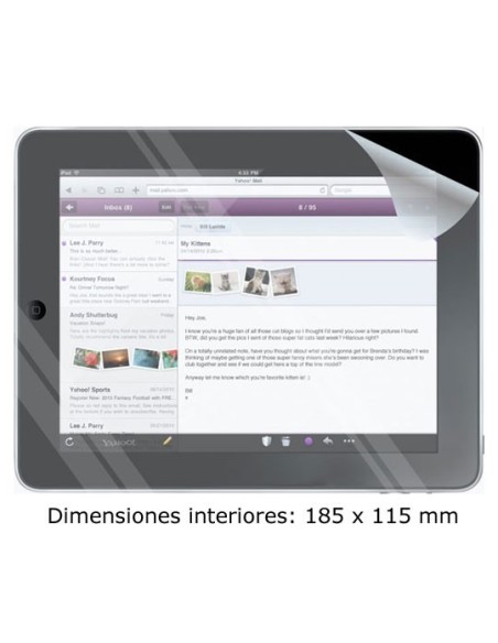 Ksix B0500SC02 - Pack de 2 protectores de pantalla para tablet de hasta 7: Kiwiku.com: Informática