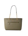 Bolso Mujer Michael Kors Jet Set Verde 30 X 27 X 13 Cm