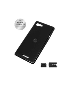 KukaClip BXKKSE3 - Funda y soporte magnético para Sony Xperia E3, negro: Kiwiku.com: Electrónica
