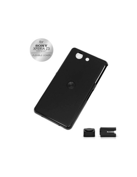 KukaClip BXKKSZ3C - Funda y soporte magnético para Sony Xperia Z3 Compact, negro: Kiwiku.com: Electrónica