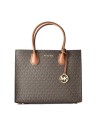 Bolso Mujer Michael Kors Mercer Marrón 32 X 26 X 13 Cm