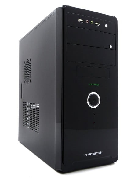 Tacens AC1 - Caja de ordenador de sobremesa ATX, negro: Tacens: Kiwiku.com: Informática
