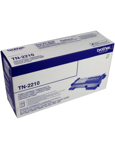 Brother TN2210 - Tóner para Brother HL 2240, 1200 páginas, negro: BROTHER:  Kiwiku.com: Oficina y papelería