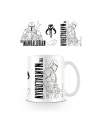 Pyramid Taza Line Art The Mandalorian Star Wars